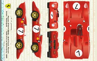 Ferrari 312 P Spyder Nurburgring 1969 