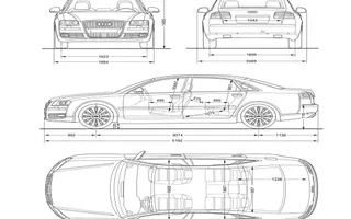 Audi A8L W12 2008