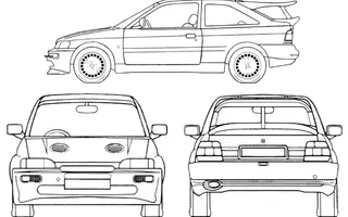 Ford E Escort Cosworth