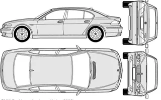 BMW 7er Limousine, lange Verion E66  (2005)