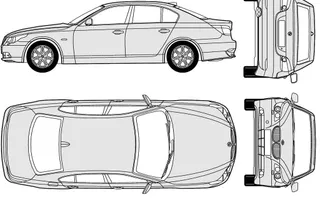 BMW 525 limousine