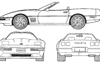 Chevrolet Corvette Convertible 1992 (C4)