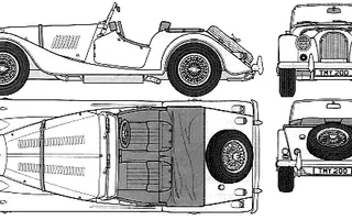 Morgan 4-4/2 Cabriolet 1955