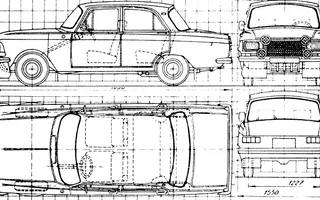 1967 AZLK Moskvich 412 Sedan Rally